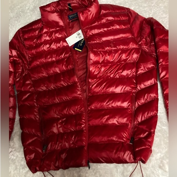 Ralph Lauren Polo Arctic Red Scarlet Packable Men’s Performance Jacket sz XL - Picture 6 of 15
